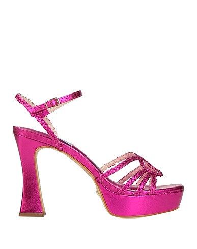 CECCONELLO Sandals Fuchsia Leather