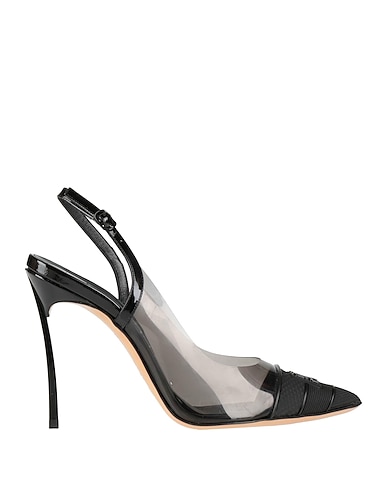CASADEI Туфли Чёрный 100% Пластик, Кожа
