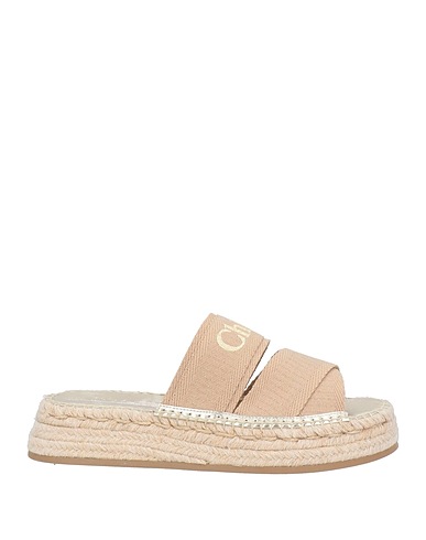 CHLOÉ Espadrilles Beige Textile fibres