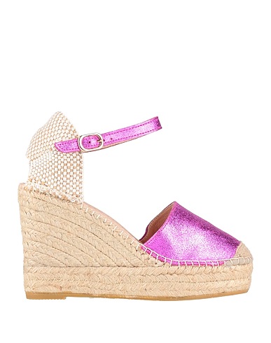 MACARENA® Espadrillas Fucsia Pelle