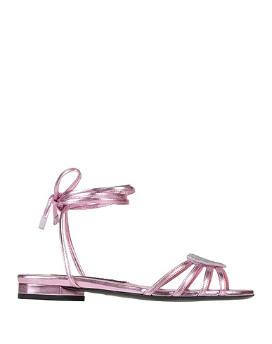 LES PETITS JOUEURS Sandals Pink Leather