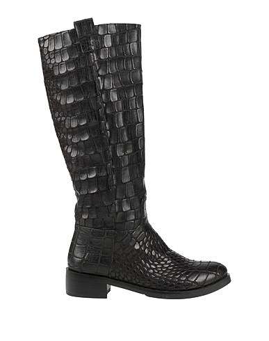 LUCIANO BARACHINI Boots Black Textile fibres