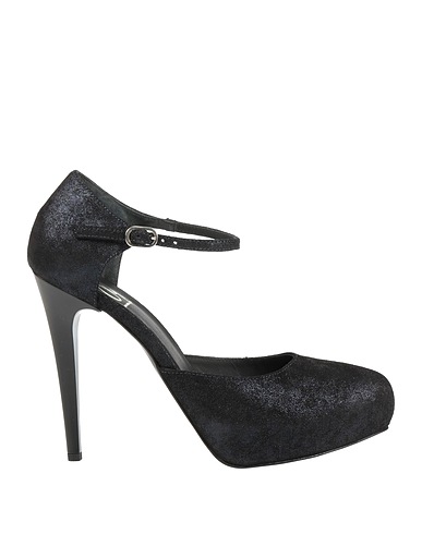 SGN GIANCARLO PAOLI Court Navy blue Leather