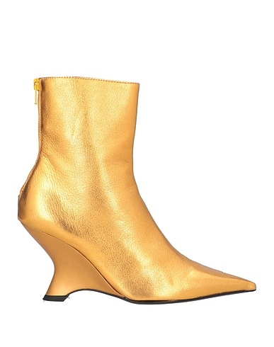 PINKO Ankle boot Gold Leather