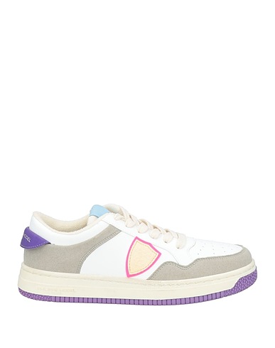 ACBC x PHILIPPE MODEL Sneakers Weiß Leder, Gewebefasern
