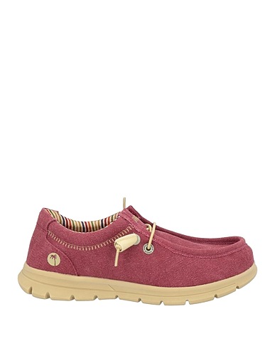 JUNGLO Schnürschuhe Bordeaux Gewebefasern