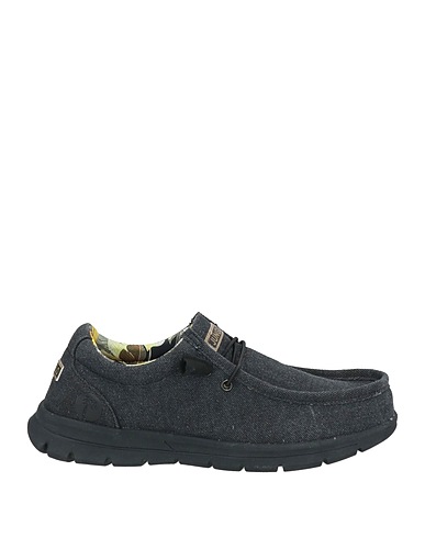JUNGLO Laced shoes Black Textile fibers