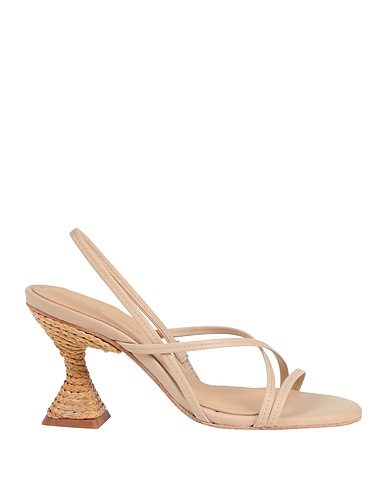 PALOMA BARCELÓ Sandals Beige Leather