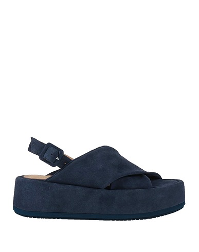 PALOMA BARCELÓ Sandals Navy Leather
