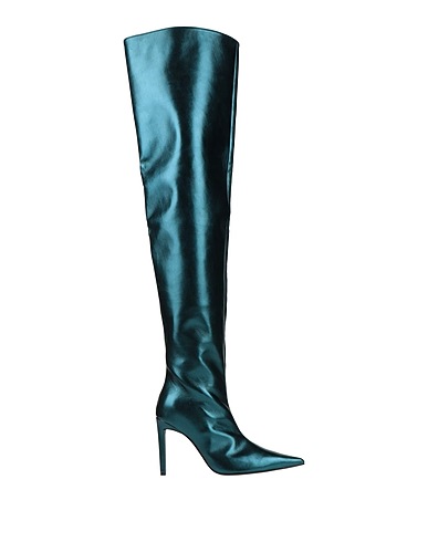 PINKO Boots Deep teal Leather