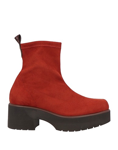 WEEKEND by PEDRO MIRALLES Ankle boot Rust Textile fibres