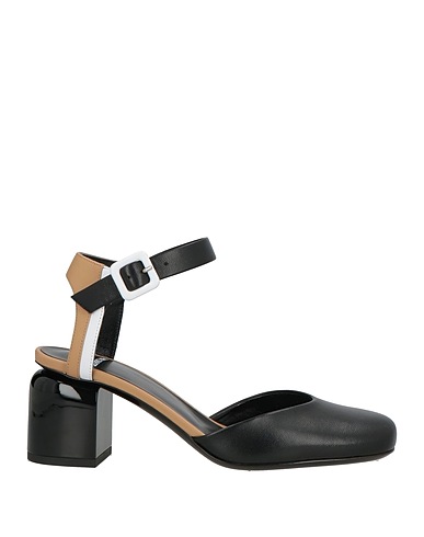 PIERRE HARDY Pumps Schwarz Lammleder, Kalbsleder
