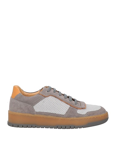 GRAN SASSO Sneakers Grey 100% Leather, Polyester