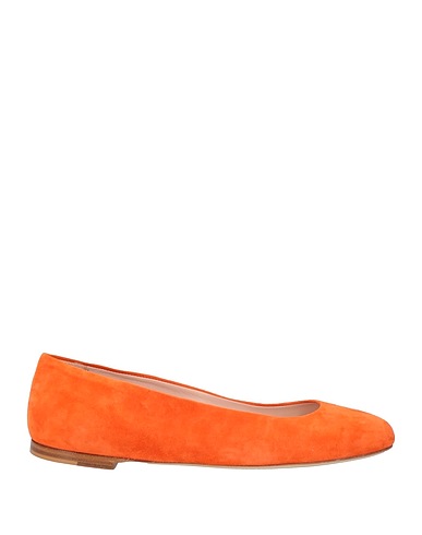 LALY HARPER Ballet flats Orange Leather