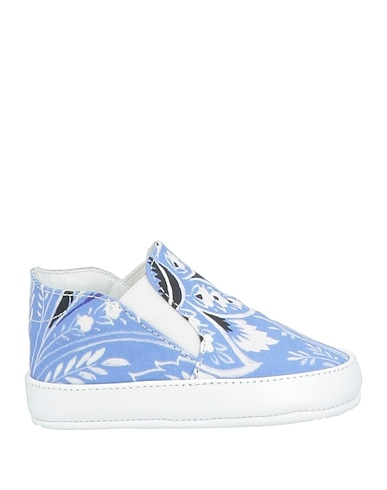 ETRO Newborn shoes Sky blue Textile fibers