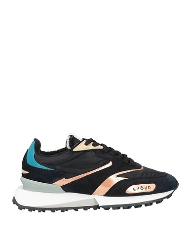 GHŌUD Venice Sneakers Black Leather, Textile fibres