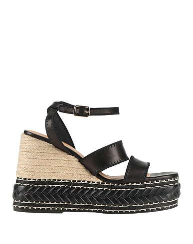 CASTAÑER Espadrilles Black Leather