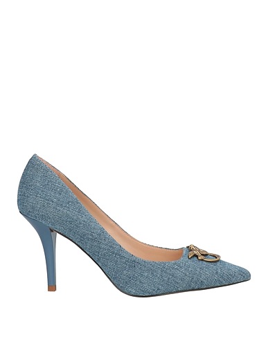 PINKO Pumps Blau Gewebefasern