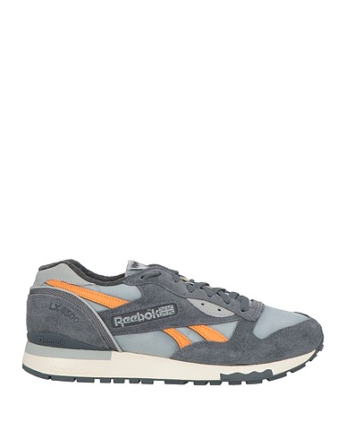 REEBOK Sneakers Grey Textile fibres, Leather