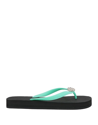 DSQUARED2 Flip flops Light green Plastic