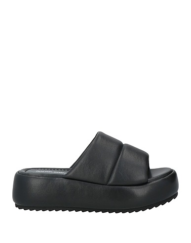 RAHYA GREY Sandals Black Leather