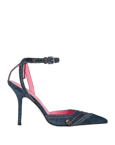 DSQUARED2 Pump Blue Textile fibers