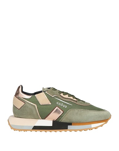 GHŌUD Venice Sneakers Military green Leather, Textile fibres