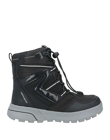 GEOX Ankle boot Black Textile fibers