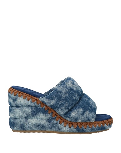 MOU Sandals Blue Textile fibres