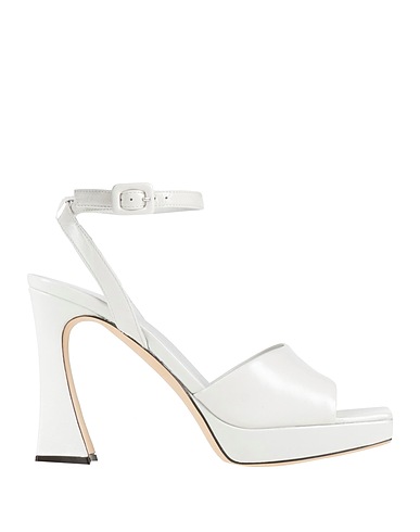 GIUSEPPE ZANOTTI Sandals White Leather
