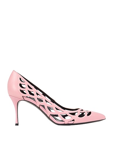SERGIO ROSSI Pumps Rosa Leder