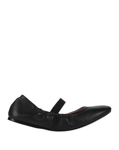 MOSCHINO Ballet flats COUTURE NERO Leather