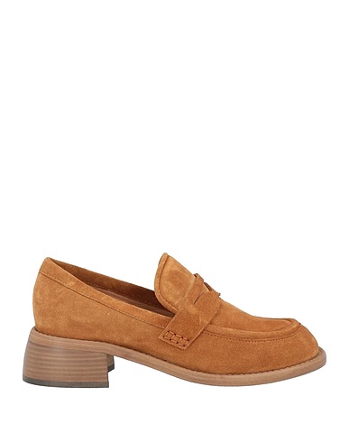 FREE LANCE Loafers Camel Leather