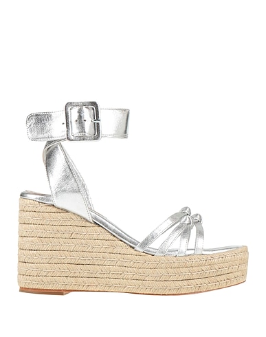 PALOMA BARCELÓ Espadrillas Argento Pelle
