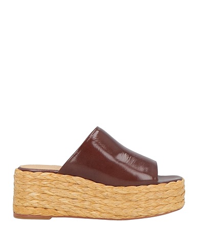 PALOMA BARCELÓ Espadrilles Brown Leather