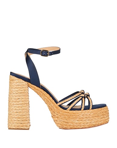 PALOMA BARCELÓ Espadrilles Navy blue Textile fibres
