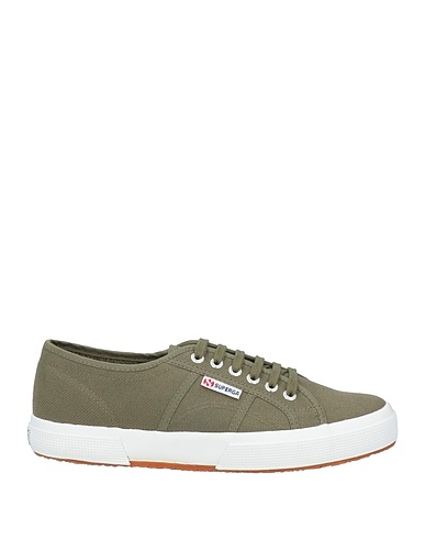 SUPERGA Sneakers Military green Textile fibres