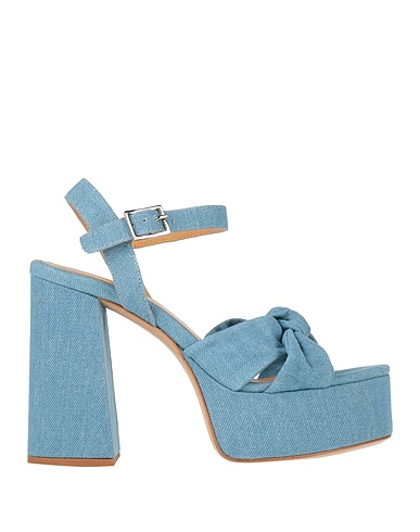 NINNI Sandals Blue Textile fibres
