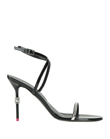 PINKO Sandals Black Leather