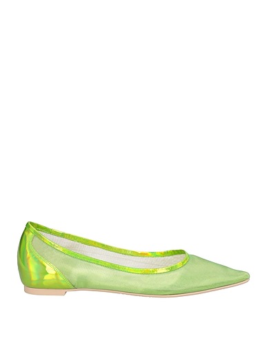 RAS Ballet flats Lime green Textile fibres