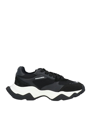 DSQUARED2 Sneakers Nero Pelle di vitello, Fibre tessili