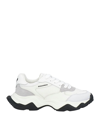 DSQUARED2 Sneakers Calfskin, Textile fibers