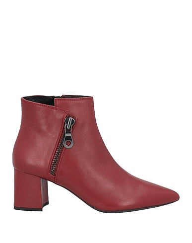GEOX Ankle boot Brick red Leather