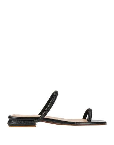 NILA & NILA Flip flops Black Textile fibres