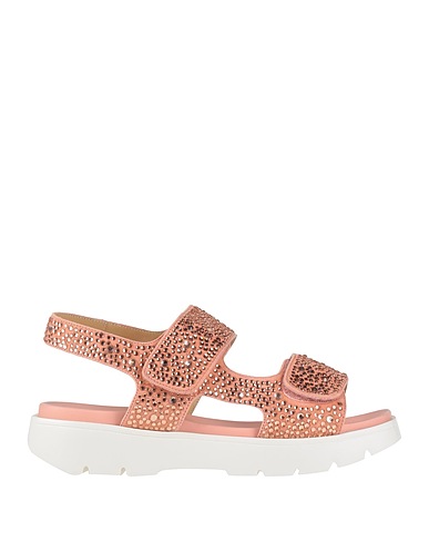 GIANMARCO LORENZI Sandals Pink Leather