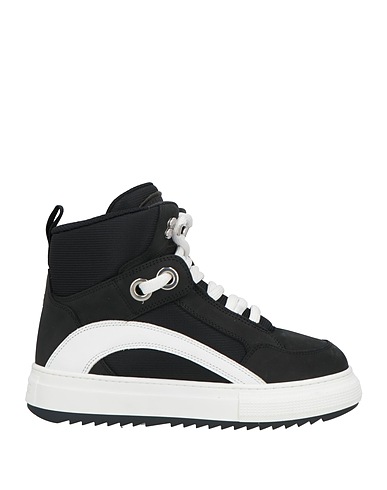 DSQUARED2 Sneakers Black Textile fibers, Leather
