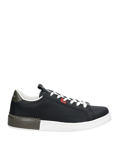 GREY DANIELE ALESSANDRINI Sneakers Midnight blue 100% Leather