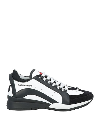 DSQUARED2 Sneakers Nero Pelle di vitello, Fibre tessili