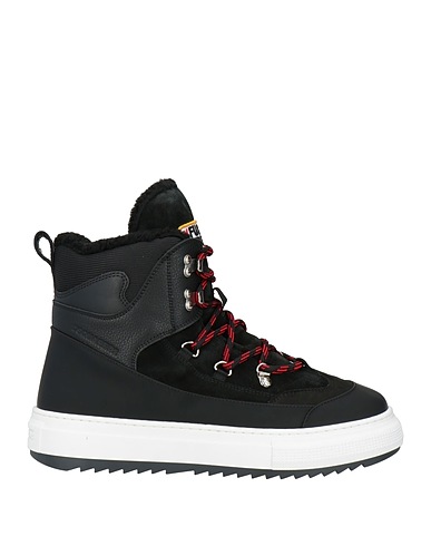 DSQUARED2 Ankle boot Black Leather, Textile fibres