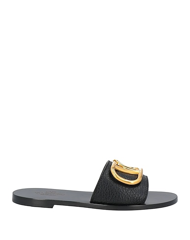 VALENTINO GARAVANI Sandals Black Leather